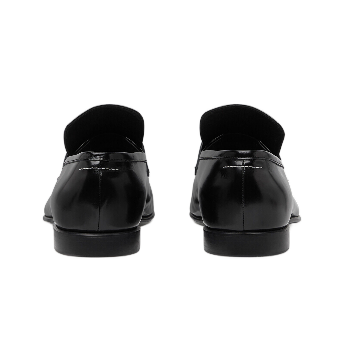 MM6 메종 마르지엘라 레더 로퍼 블랙(MM6 Maison Margiela Leather Loafers Black) - 3