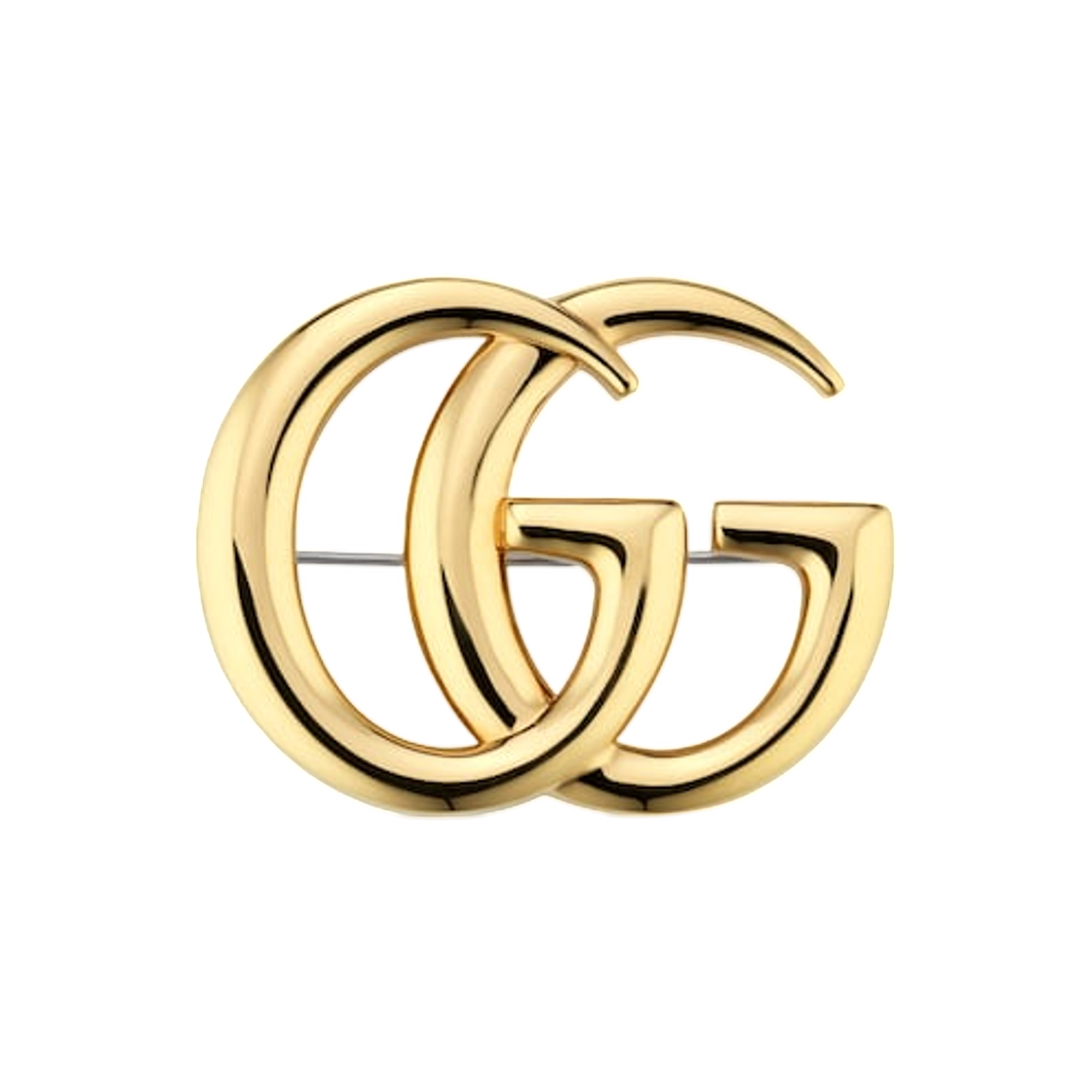 864950-I4600-0912 (W) Gucci GG Marmont Brooch Gold