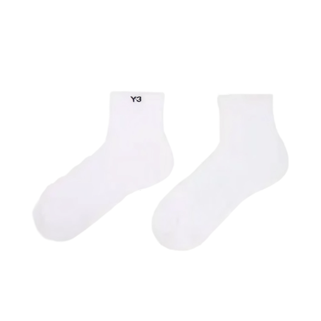 Y-3 x 요지 야마모토 클래식 로우 삭스 화이트(Y-3 x Yohji Yamamoto Classic Low Socks White) - 1