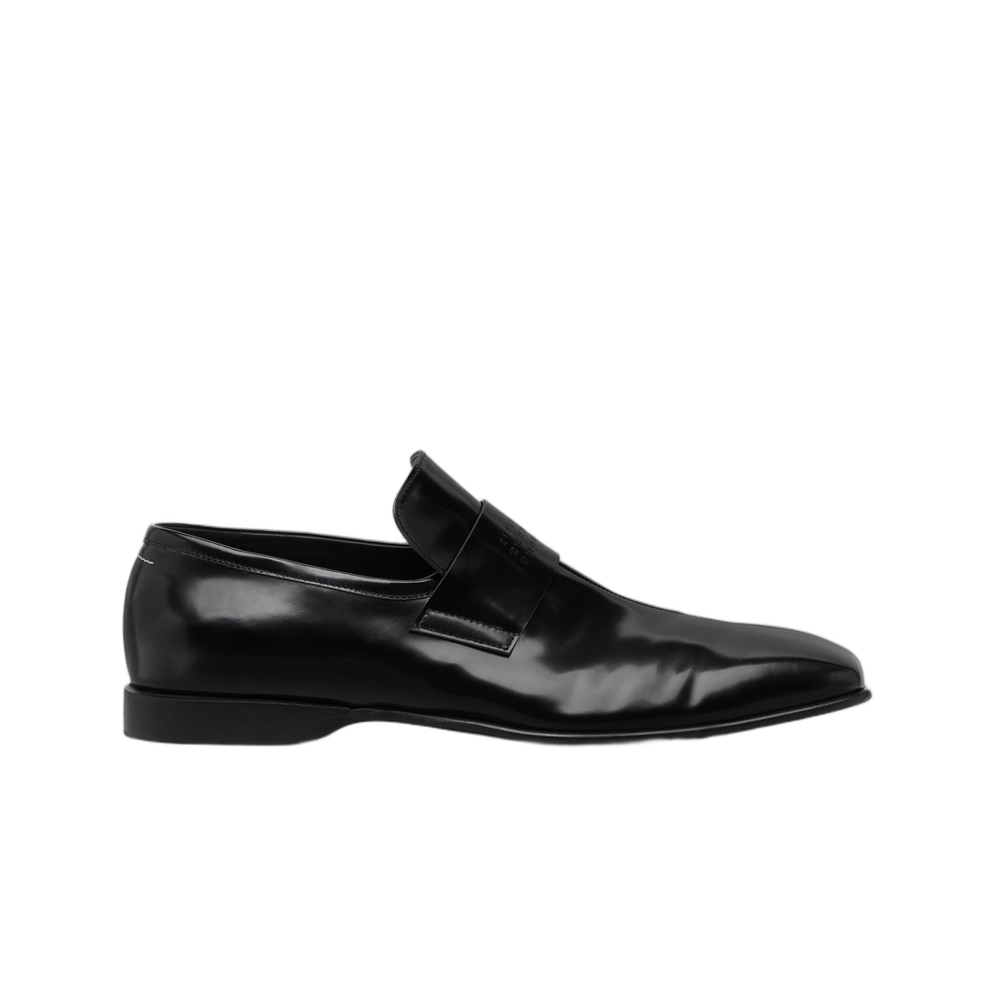 MM6 메종 마르지엘라 레더 로퍼 블랙(MM6 Maison Margiela Leather Loafers Black) - 1