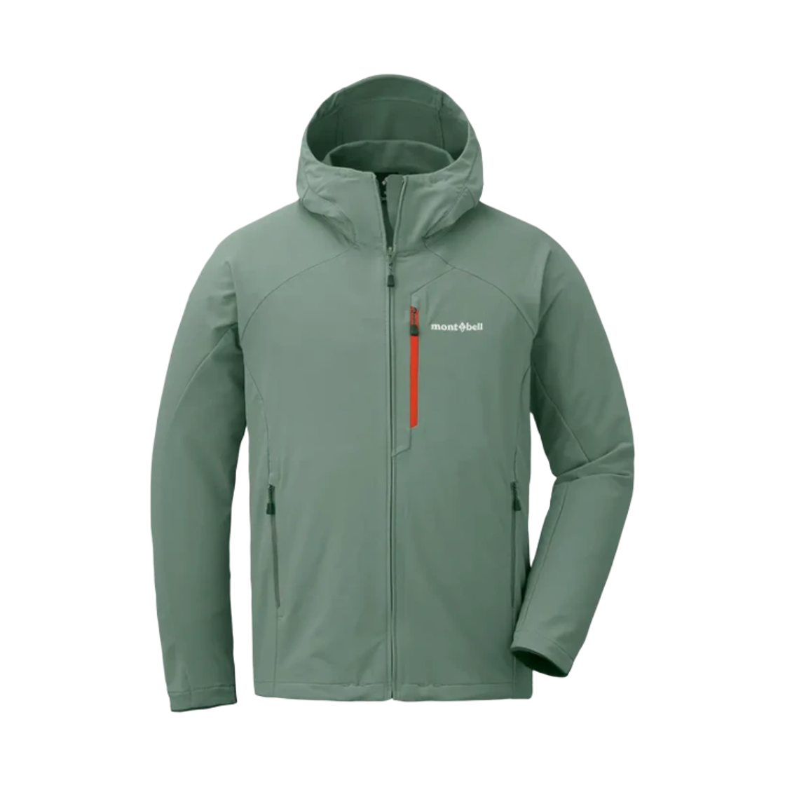 1106708 Montbell Climapro 200 Hooded Jacket Gray