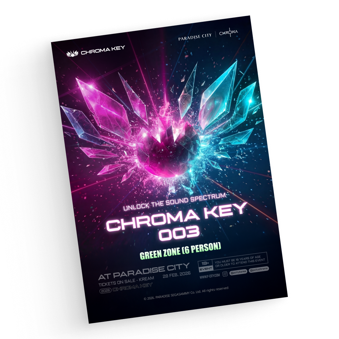 CHROMA03-TK08 GREEN ZONE (CHROMA KEY 003 ZONE) - 6인