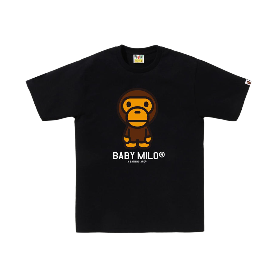 베이프 베이비 마일로 티셔츠 블랙(BAPE Baby Milo T-Shirt Black) - 1
