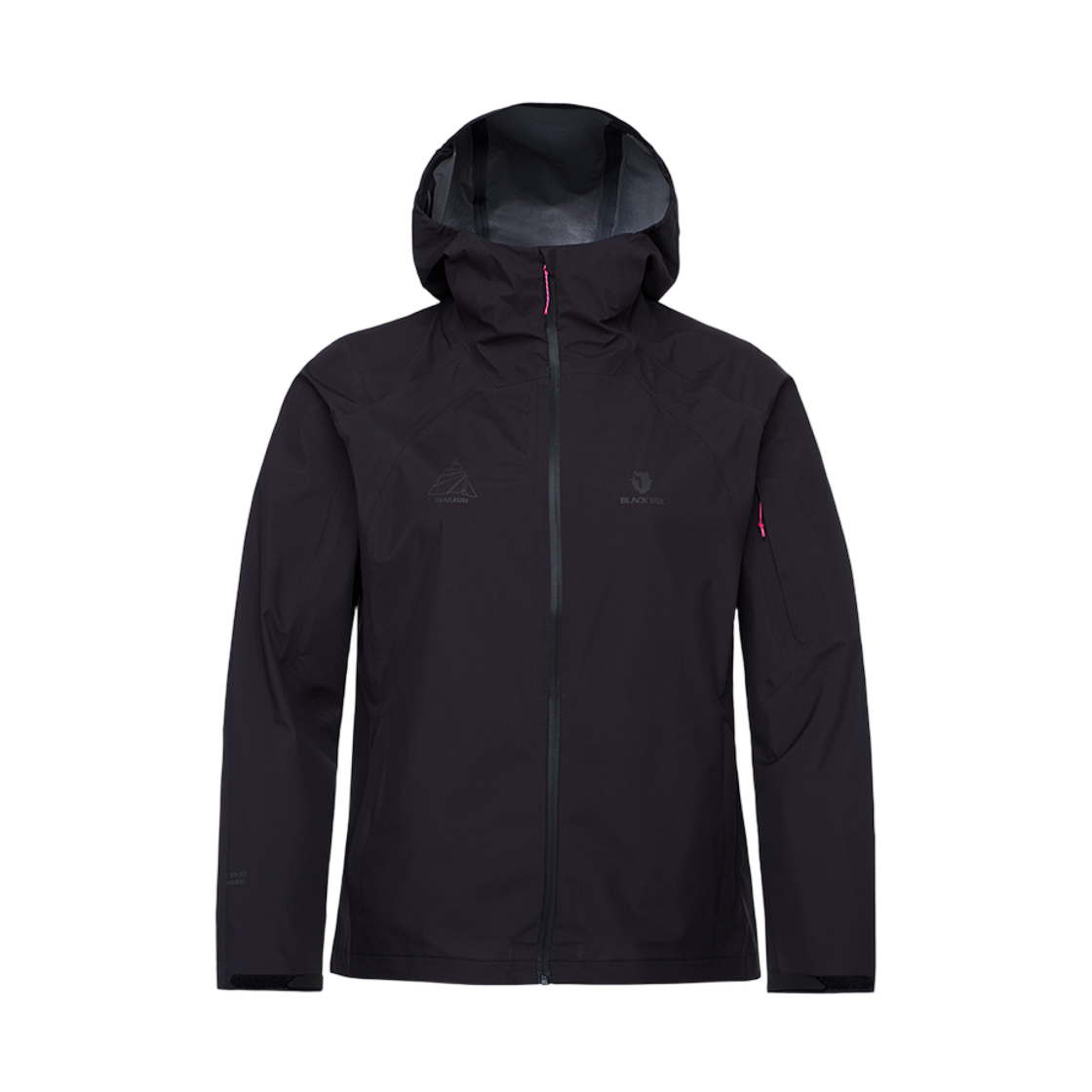 (W) 블랙야크 트레일러닝 3L 레인자켓 차콜((W) Black Yak Trail Running 3L Rain Jacket Charcoal)