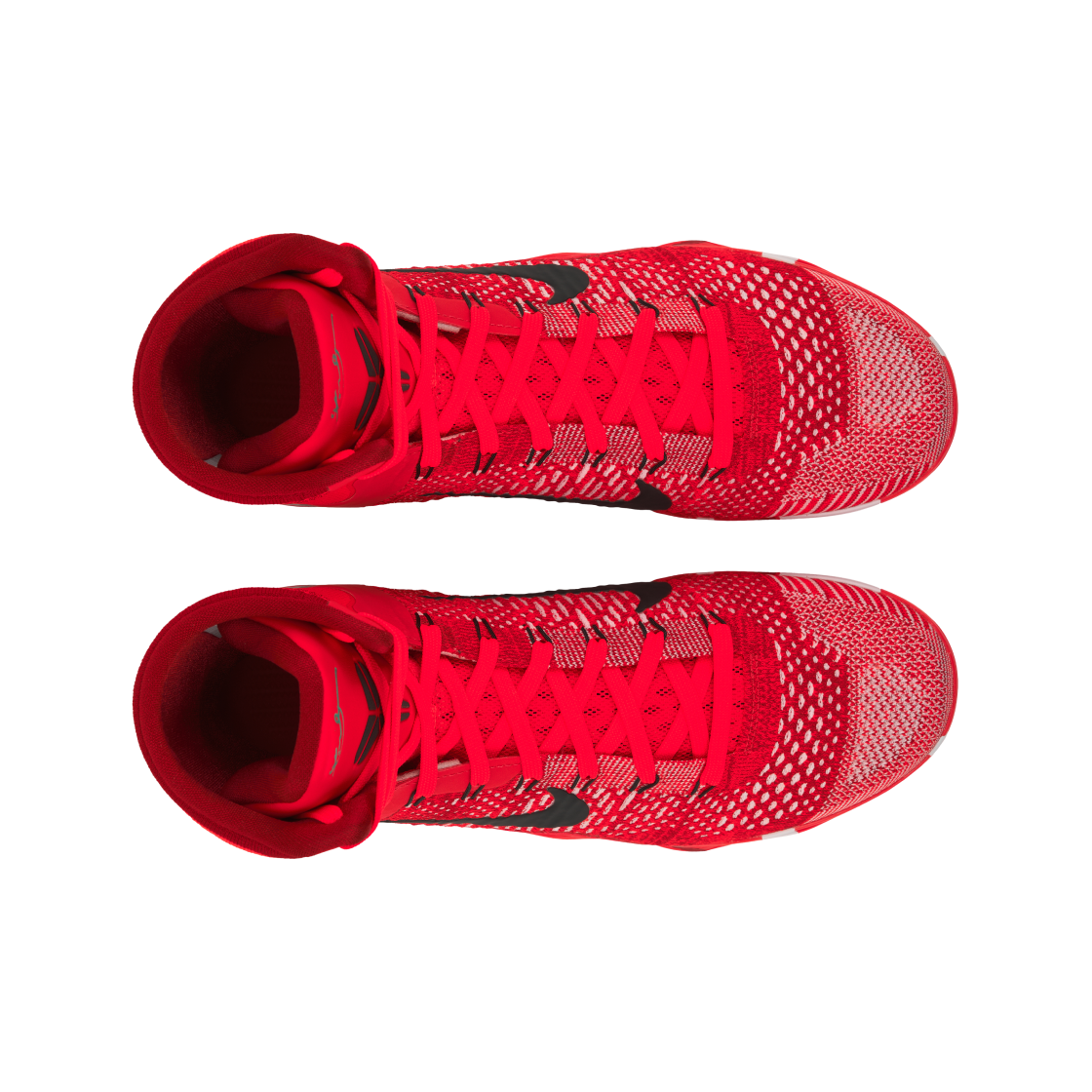 나이키 코비 9 엘리트 하이 프로트로 브라이트 크림슨 앤 에메랄드 그린(Nike Kobe 9 Elite High Protro Bright Crimson and Emerald Green) - 5