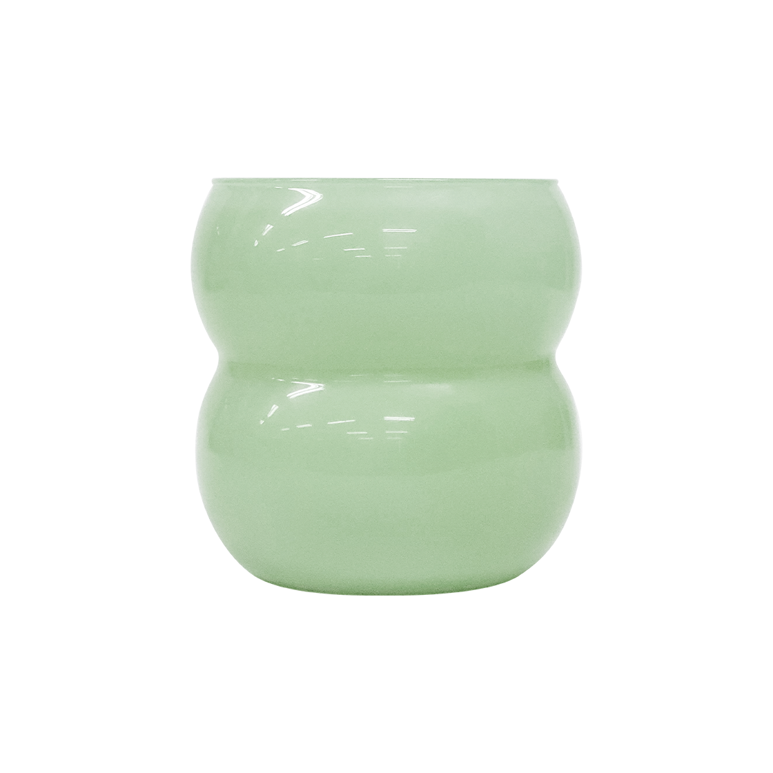 뉴티지 빙봉 2F 밀크글라스 내열 유리컵 민트(Haulshome Newtage Glass 2F Cup Mint) - 1