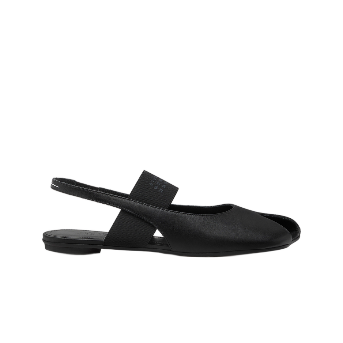 S59WP0212P3628T8013 (W) MM6 Maison Margiela Anatomic Numeric Slingback Black