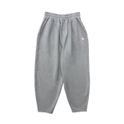 Undermycar Mu.162 Circle Logo Balloon Fit Sweat Pants Melange Gray