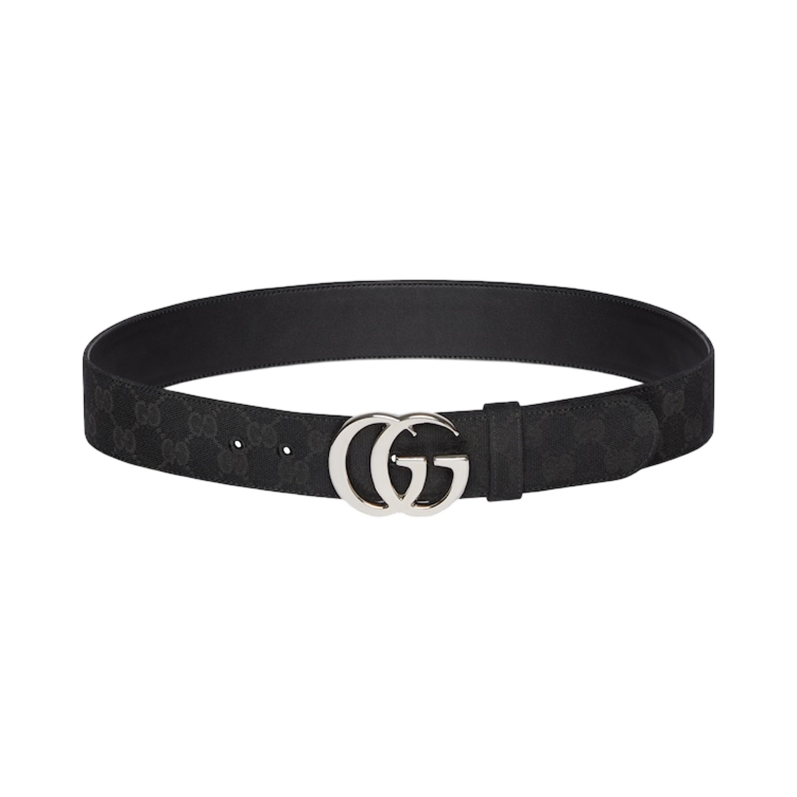 구찌 플랫 마몽 벨트 블랙(Gucci Flat Marmont Belt Black) - 1