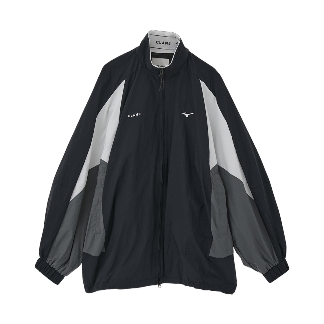 B2JECS70 (W) Mizuno x Clane Water Repellent Track Jacket Black