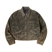 Kapital Velveteen Hunter Drizzler Jacket Dirty Dyed Brown