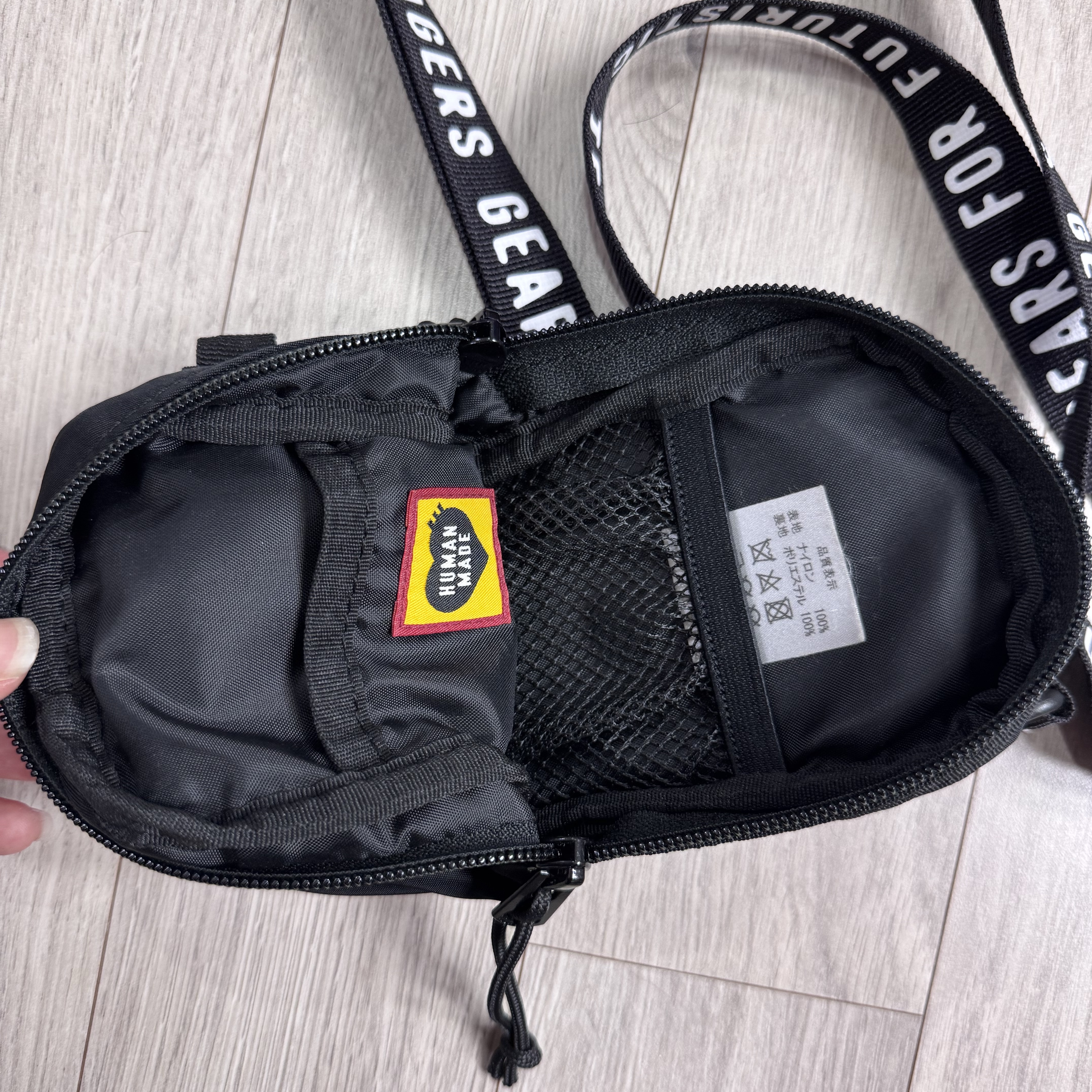 Human Made Military Pouch #3 Black 착용 스타일 - 2