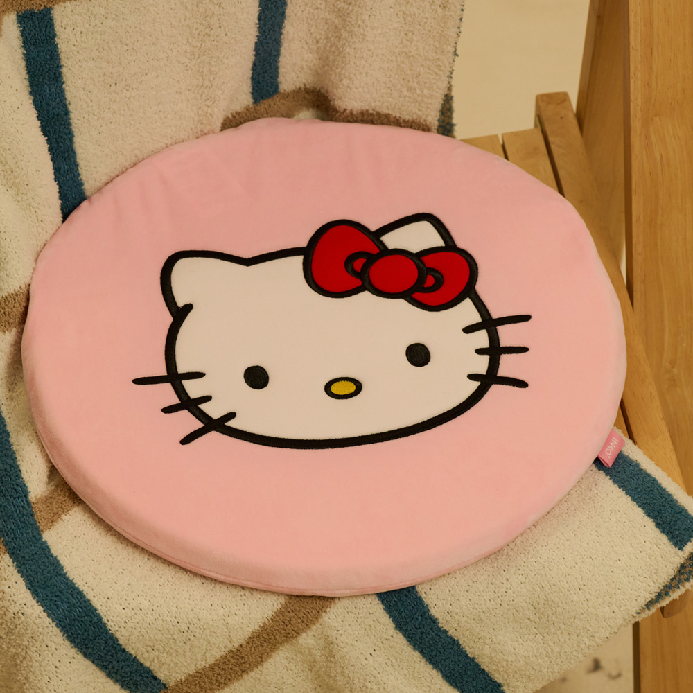 잉코 산리오 헬로키티 USB 메모리폼 온열 전기방석(INKO Sanrio Hello Kitty USB Memory Foam Heated Seat Cushion) - 4
