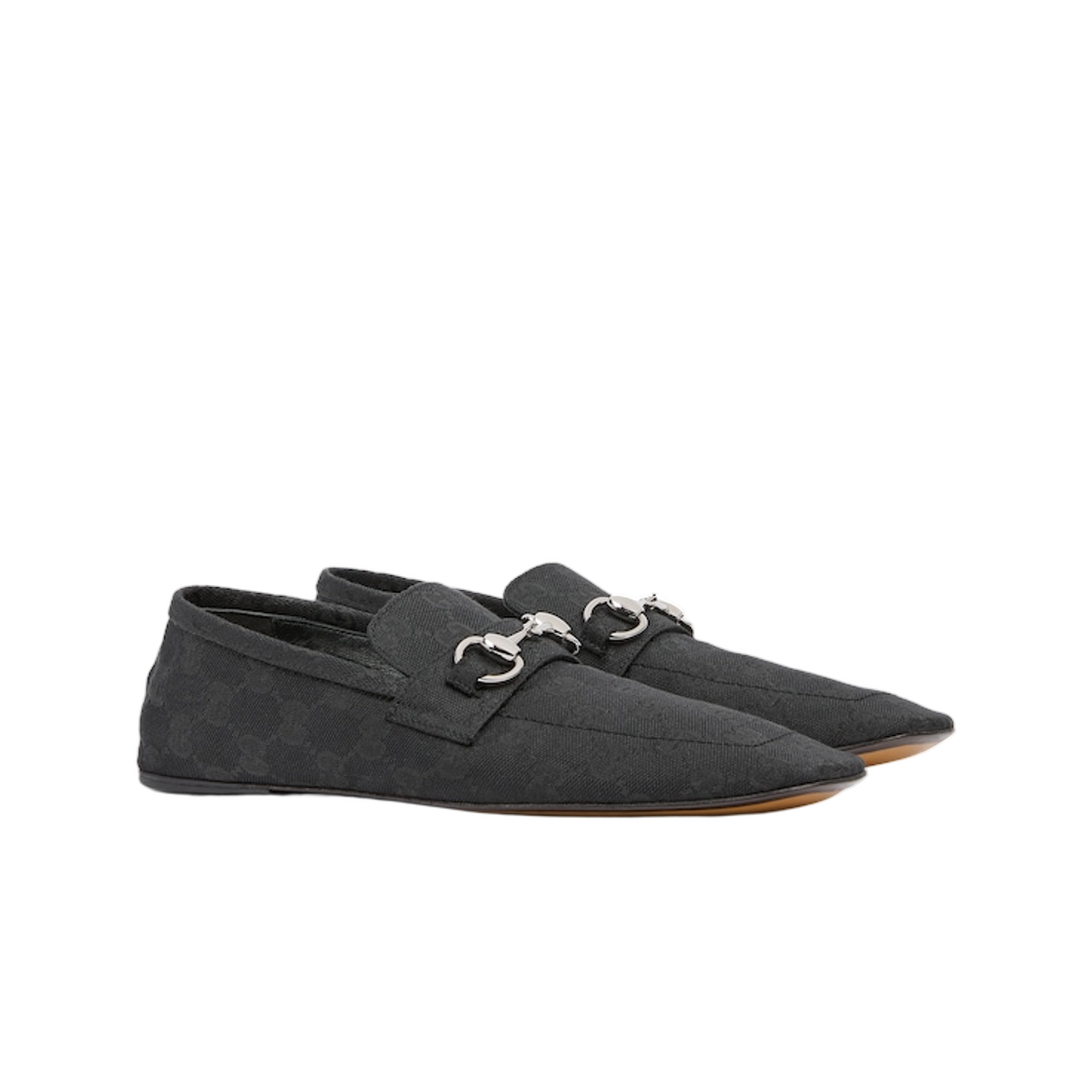 (W) 구찌 홀스빗 빈티지 이펙트 로퍼 블랙((W) Gucci Loafer With Horsebit Black) - 2