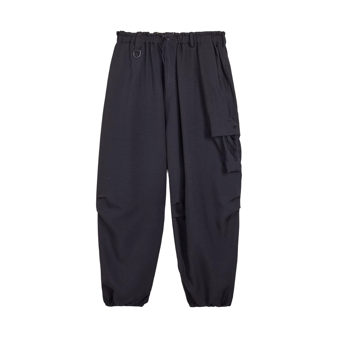KS7655 Y-3 x Yohji Yamamoto Sport Uniform Wide Cargo Pants Black