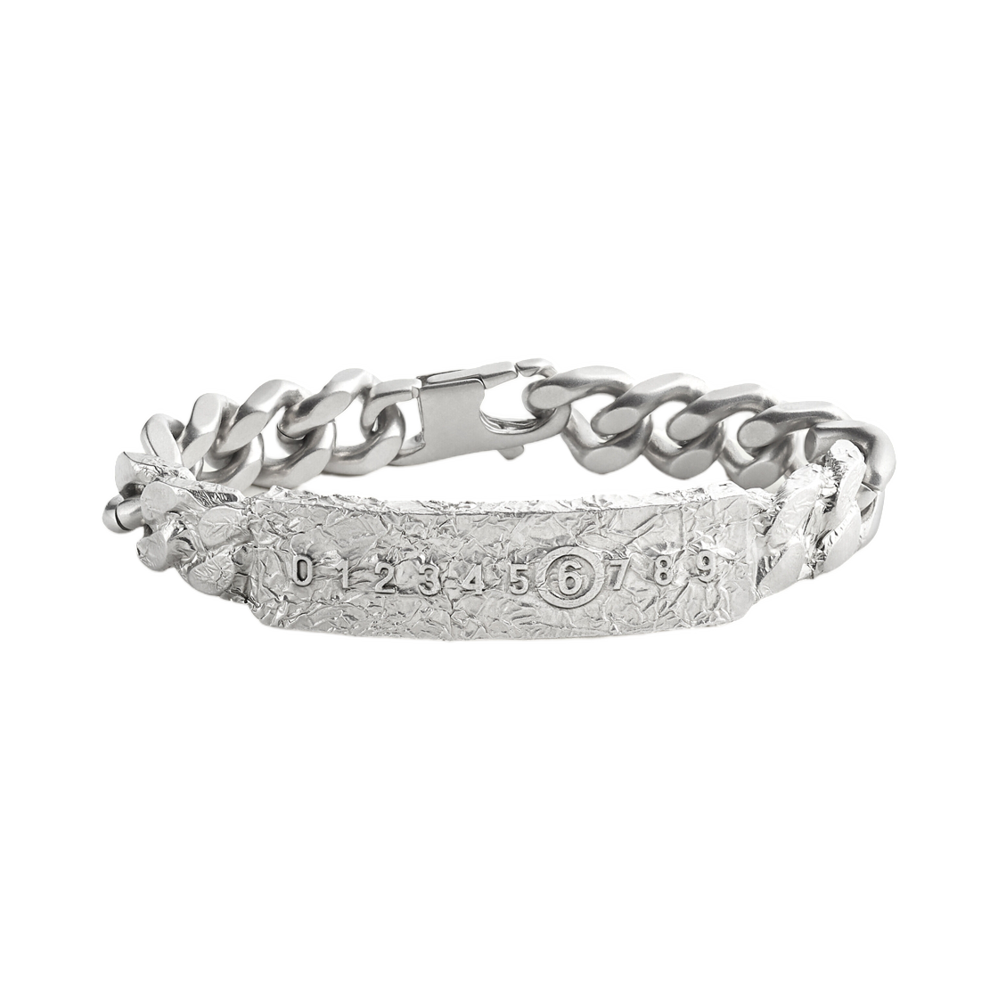 MM6 메종 마르지엘라 포일 브레이슬릿 폴리쉬드 팔라디오(MM6 Maison Margiela Foil Bracelet Polished Palladio)