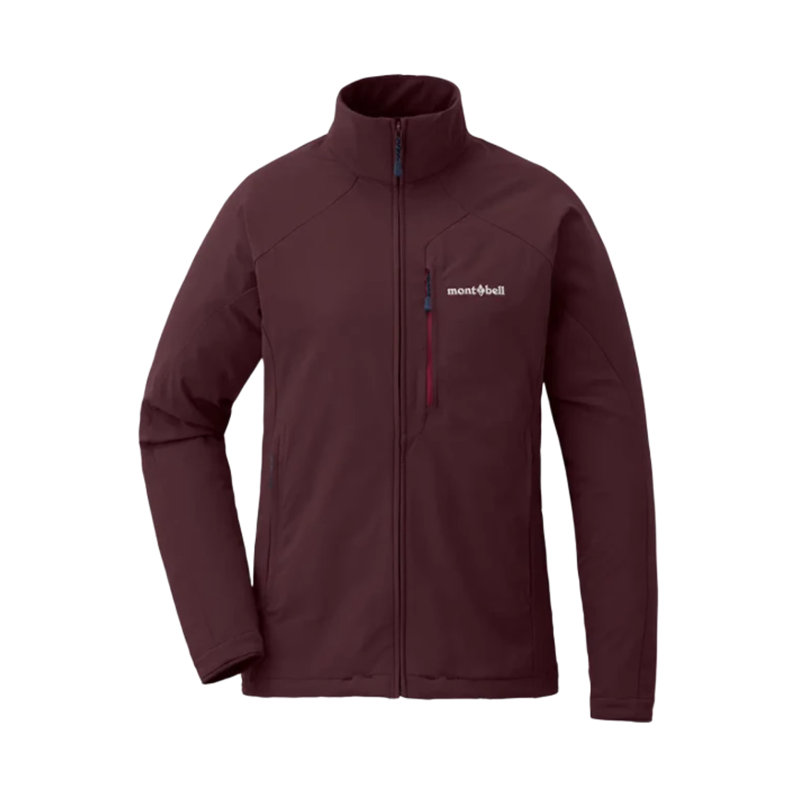 1106711 (W) Montbell Climapro 200 Jacket Wine Red