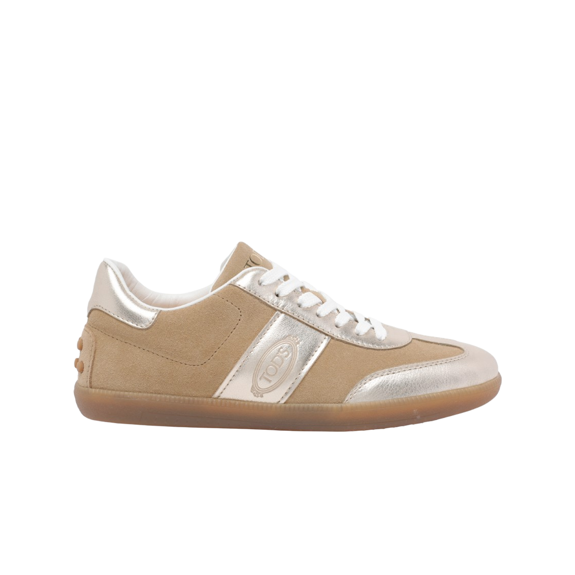 (W) 토즈 탭스 스니커즈 브라운((W) Tod's Tabs Sneakers Brown)