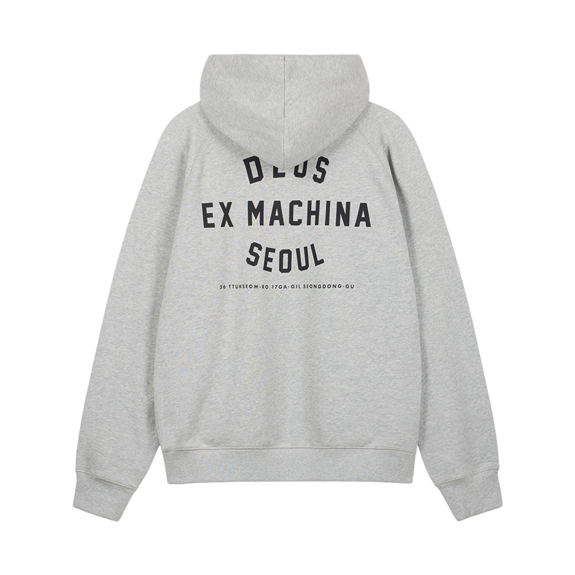 D261UHD010093 [6% 적립] Deus Ex Machina Seoul College Address Hoodie M Grey