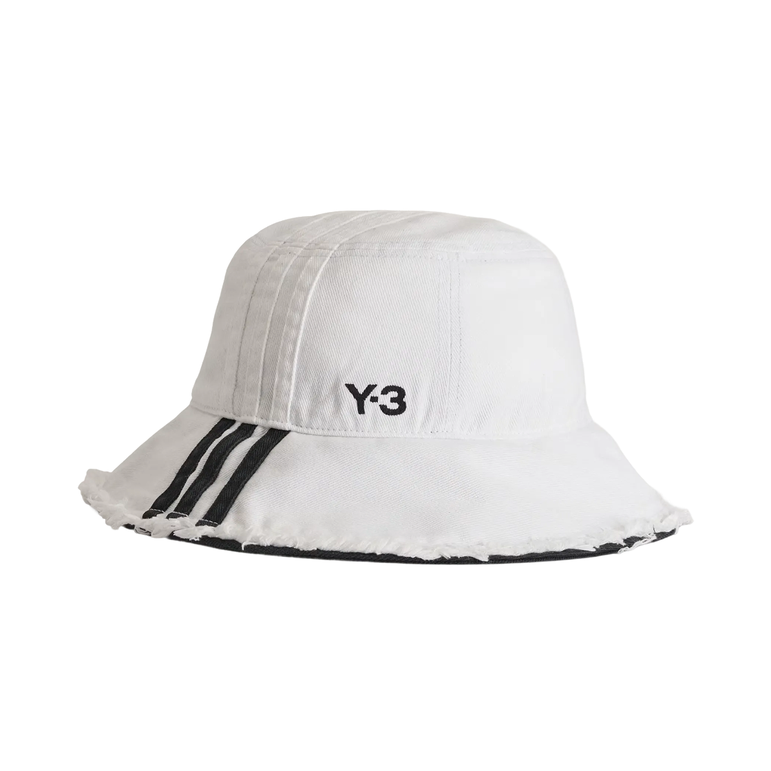 Y-3 x 요지 야마모토 스트라이프 버킷햇 오프 화이트(Y-3 x Yohji Yamamoto Stripes Bucket Hat Off White)