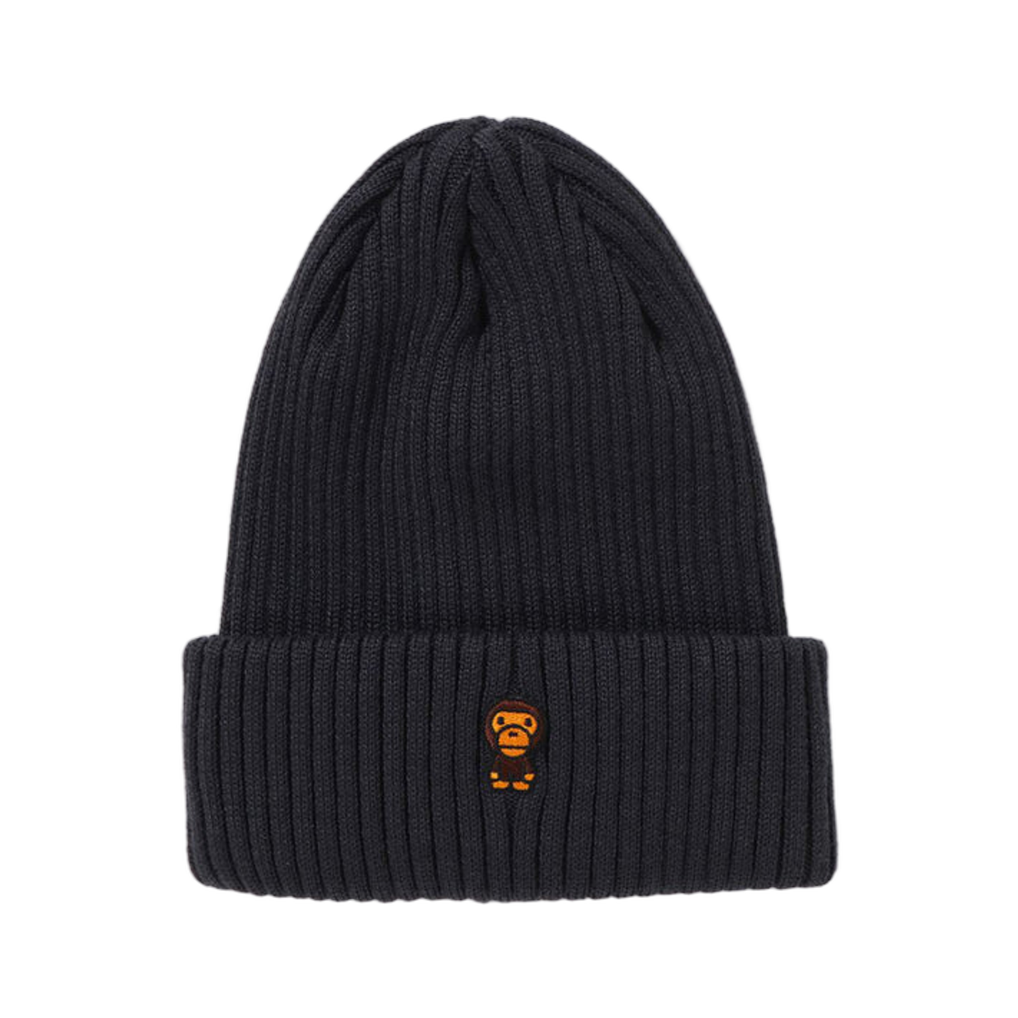 - (Kids) BAPE Baby Milo One Point Knit Cap Charcoal