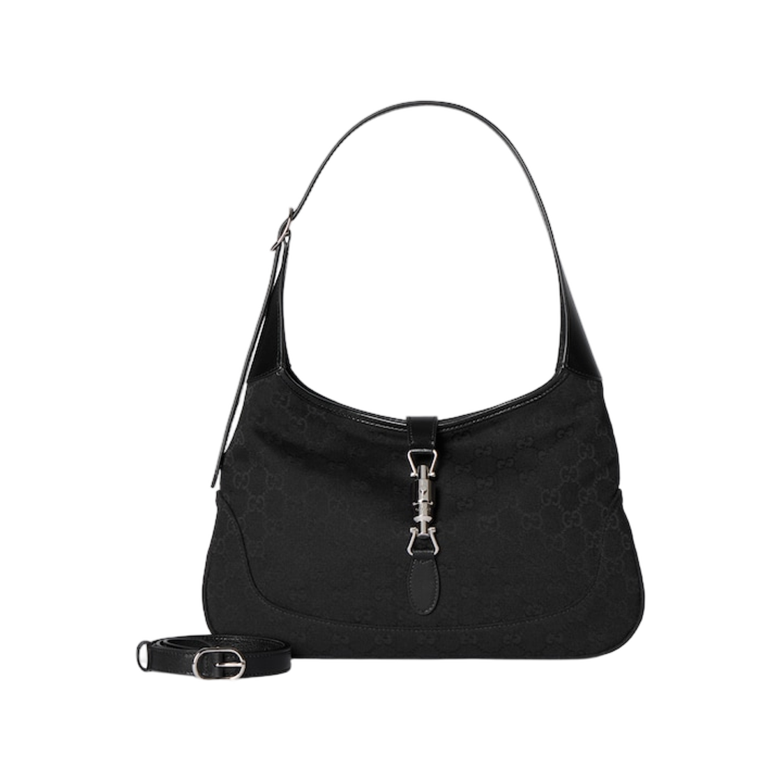 863136-FAFV4-1000 Gucci Jackie 1961 Medium Shoulder Bag Black