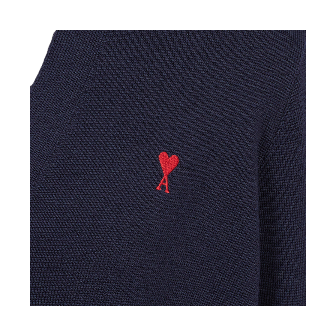 [17% 쿠폰] 아미 가디건 네이비([17% 쿠폰] AMI Cardigan Navy) - 5