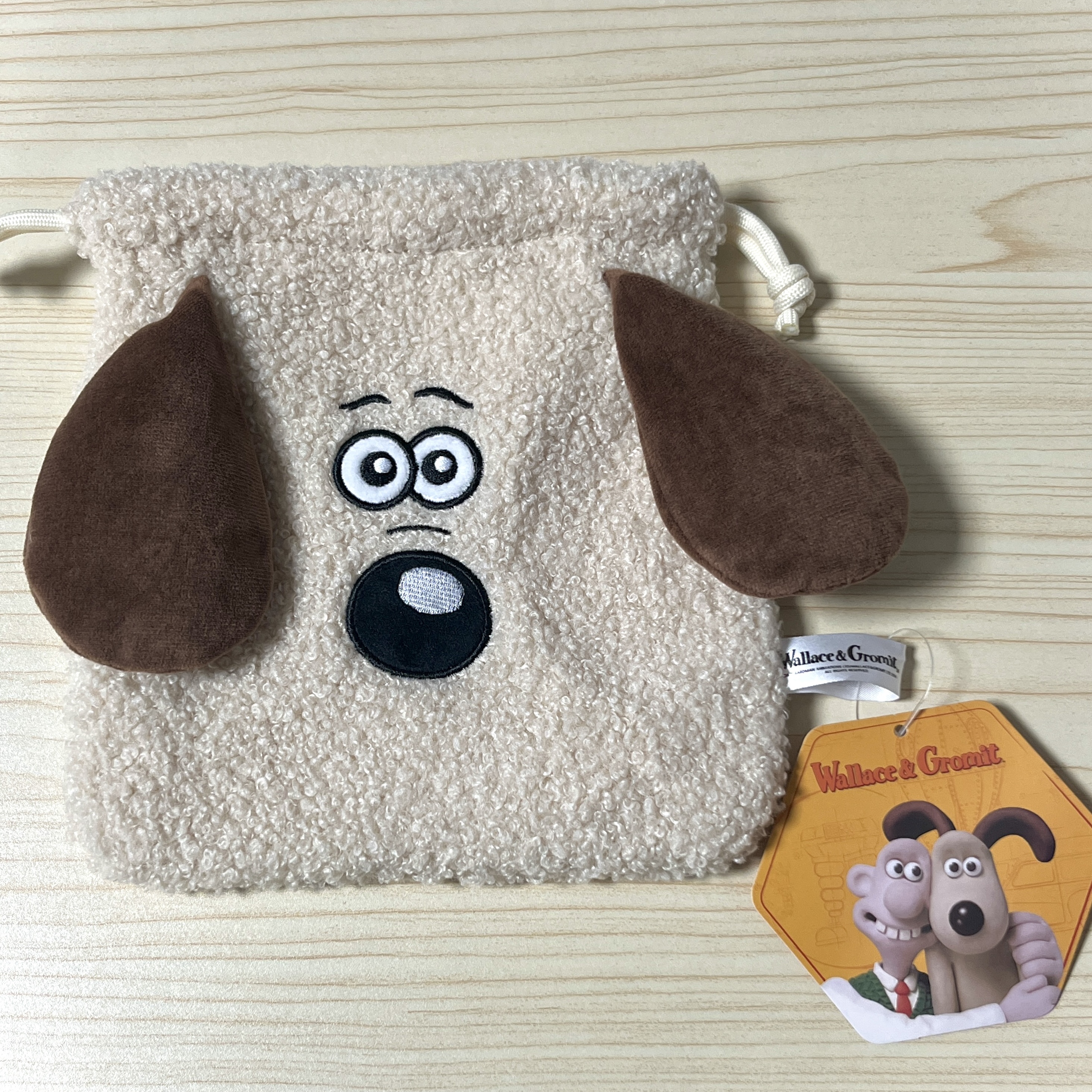 Dream C&C Wallace & Gromit Pouch Bag 20cm 착용 스타일 - 1