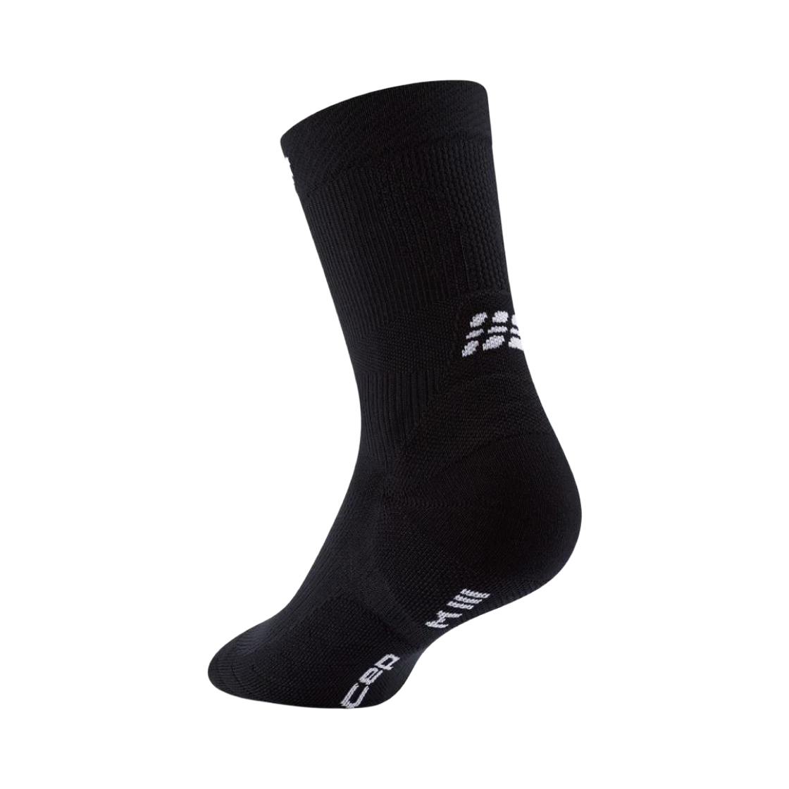 CEP 코어 런 컴프레션 미드 컷 삭스 블랙(CEP Core Run Compression Mid Cut Socks Black) - 3