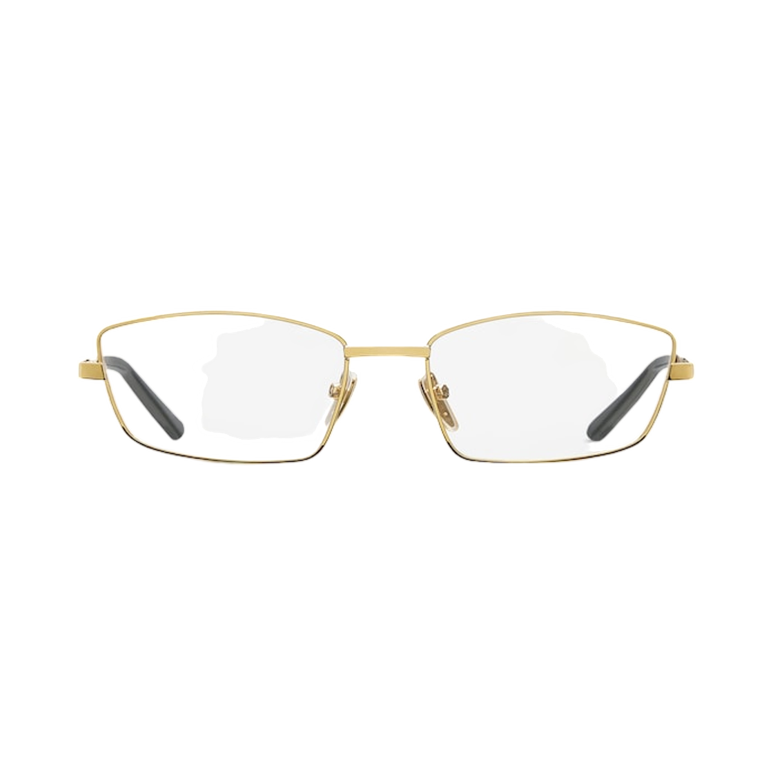 (W) 구찌 렉탱귤러 옵티컬 프레임 안경 골드((W) Gucci Rectangular Optical Frame Glasses Gold) - 1