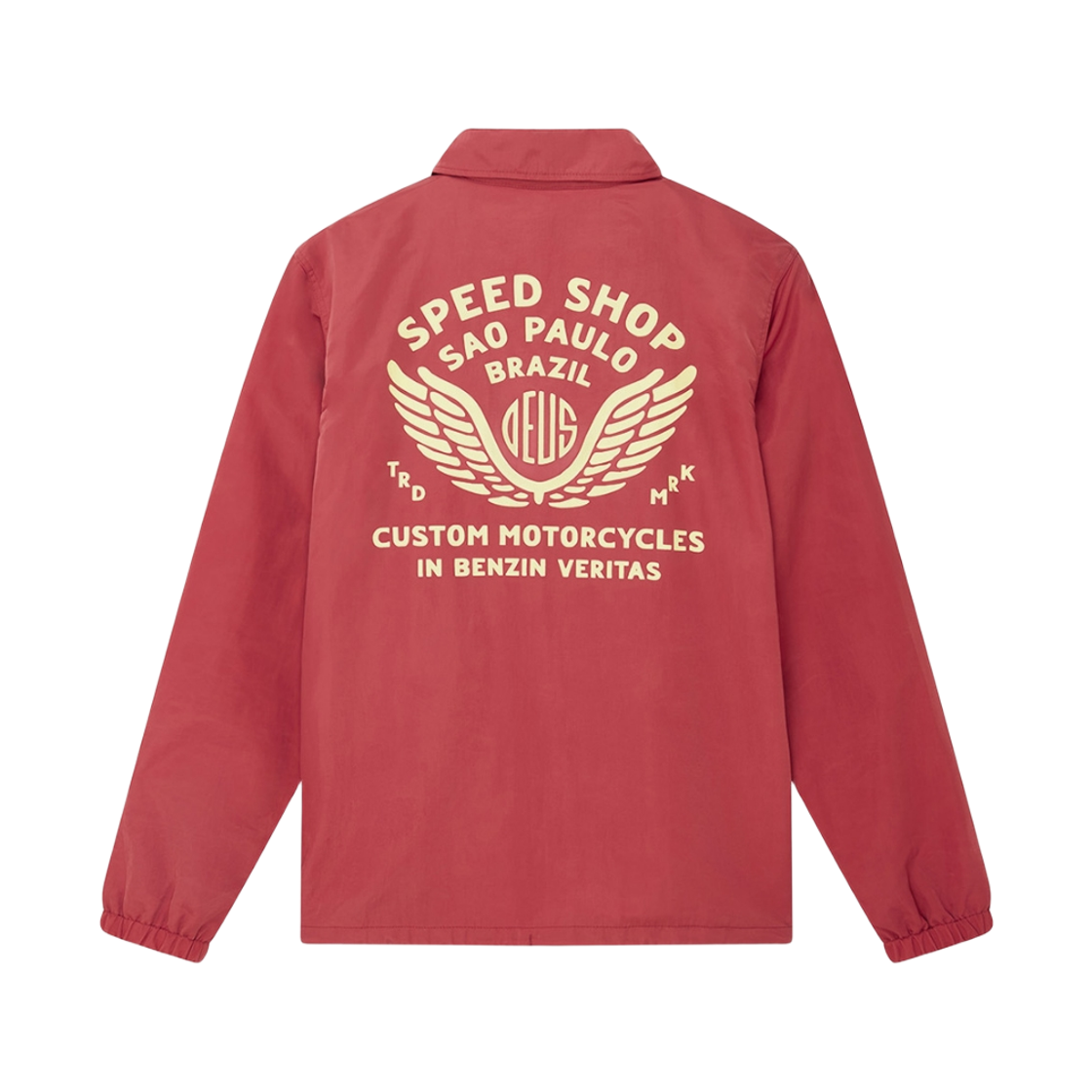 [6% 적립] 데우스 엑스 마키나 뮤니피선스 나일론 코치 자켓 레드