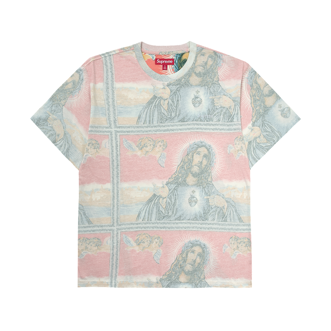 슈프림 지저스 티셔츠 멀티컬러 - 25FW