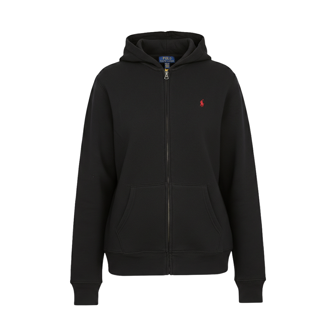 323547626003 POLO BLACK [15% 쿠폰] (Kids) Fleece Hood Zip Up (Adult Wearable) Black - 26SS