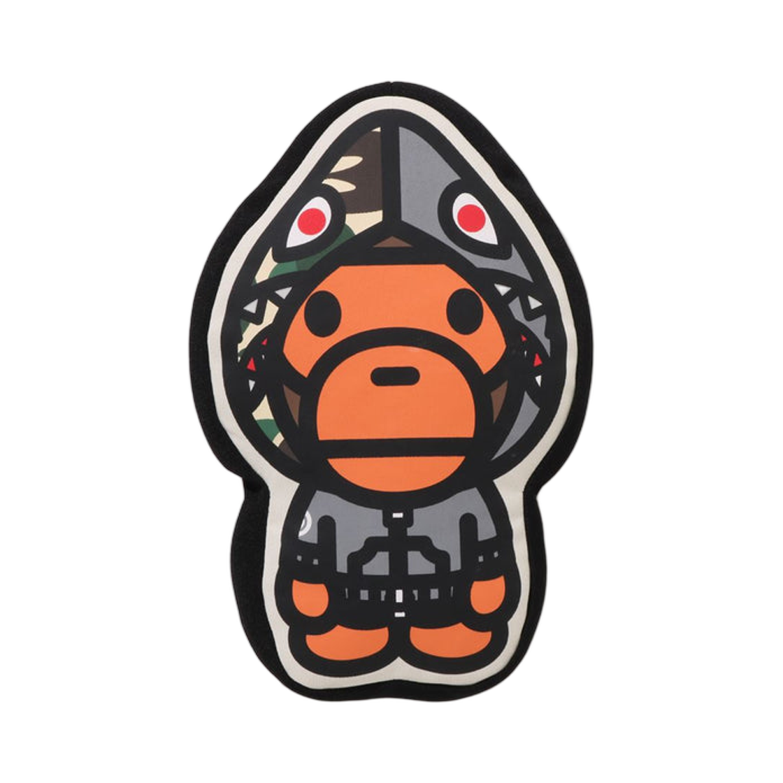 베이프 베이비 마일로 프렌즈 쿠션 그레이(BAPE Baby Milo Friends Cushion Gray)