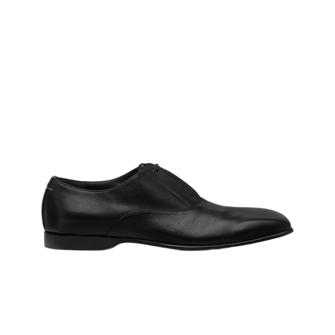 MM6 메종 마르지엘라 레더 더비 슈즈 블랙