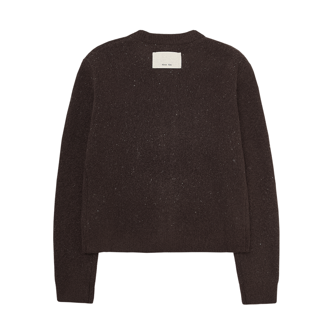 (W) 마뗑킴 마틴 포니 코니 니트 집업 브라운((W) Matin Kim Matin Poni Coni Knit Zip Up In Brown) - 2