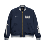 Nike x Nigo Apparel Collection Souvenir Jacket Midnight Navy Black (HQ7525-410)