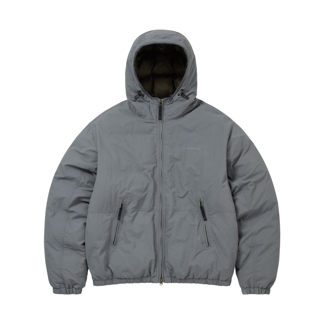 TN253OOWHS08SLT Thisisneverthat Washed Down Puffer Jacket Slate