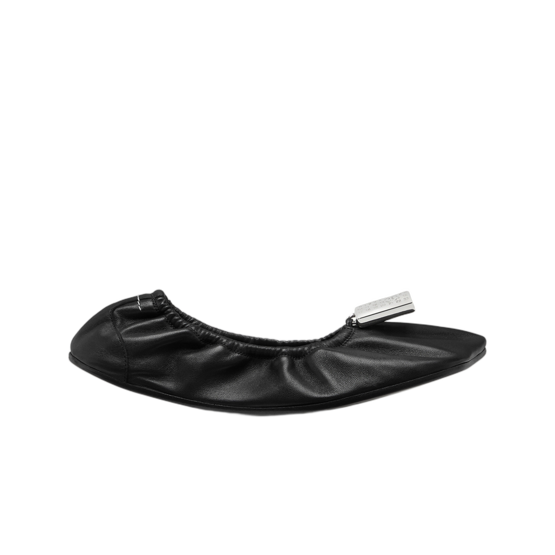 S59WZ0106P7565T8013 (W) MM6 Maison Margiela Numeric Anatomic Ballerina Black