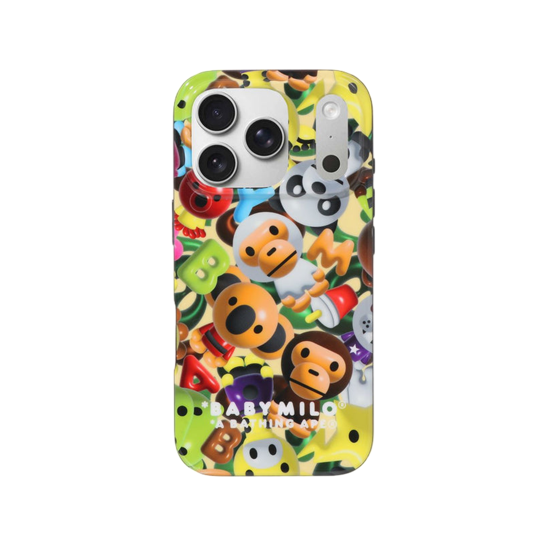 베이프 3D 마일로 올 프렌즈 아이폰 17 프로 케이스 멀티(BAPE 3D Milo All Friends iPhone 17 Pro Case Multi)
