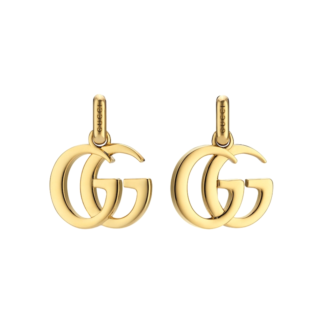 (W) 구찌 GG 마몽 미니 이어링 골드((W) Gucci GG Marmont Mini Earrings Gold) - 1