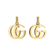 (W) Gucci GG Marmont Mini Earrings Gold