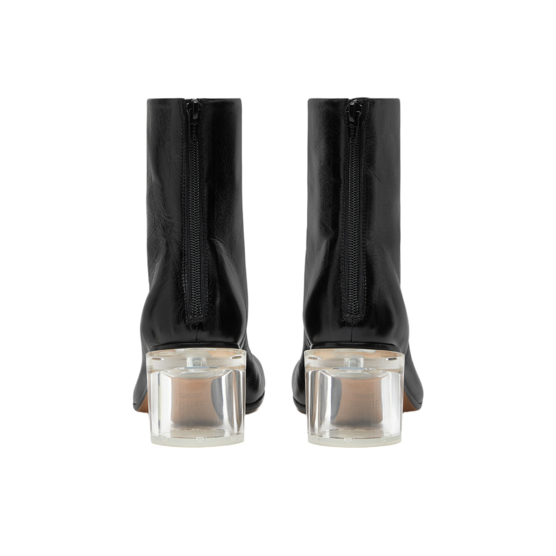 (W) MM6 메종 마르지엘라 아나토믹 앵클 부츠 블랙((W) MM6 Maison Margiela Anatomic Ankle Boots Black) - 3