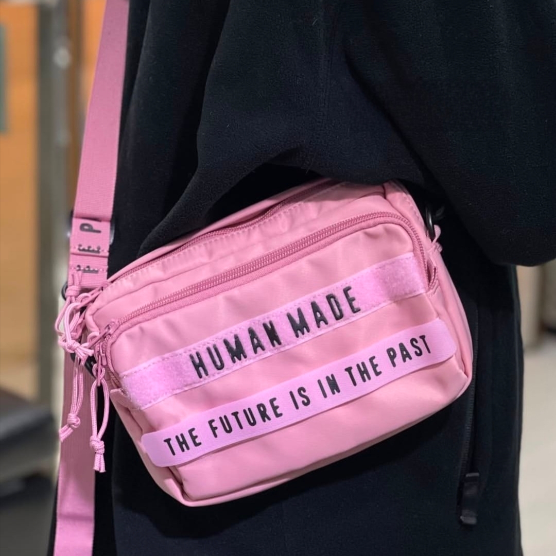 Human Made Military Pouch Pink 착용 스타일
