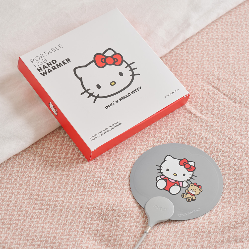 잉코 산리오 헬로키티 USB 휴대용 핫팩 손난로(INKO Sanrio Hello Kitty USB Portable Hand Warmer) - 6