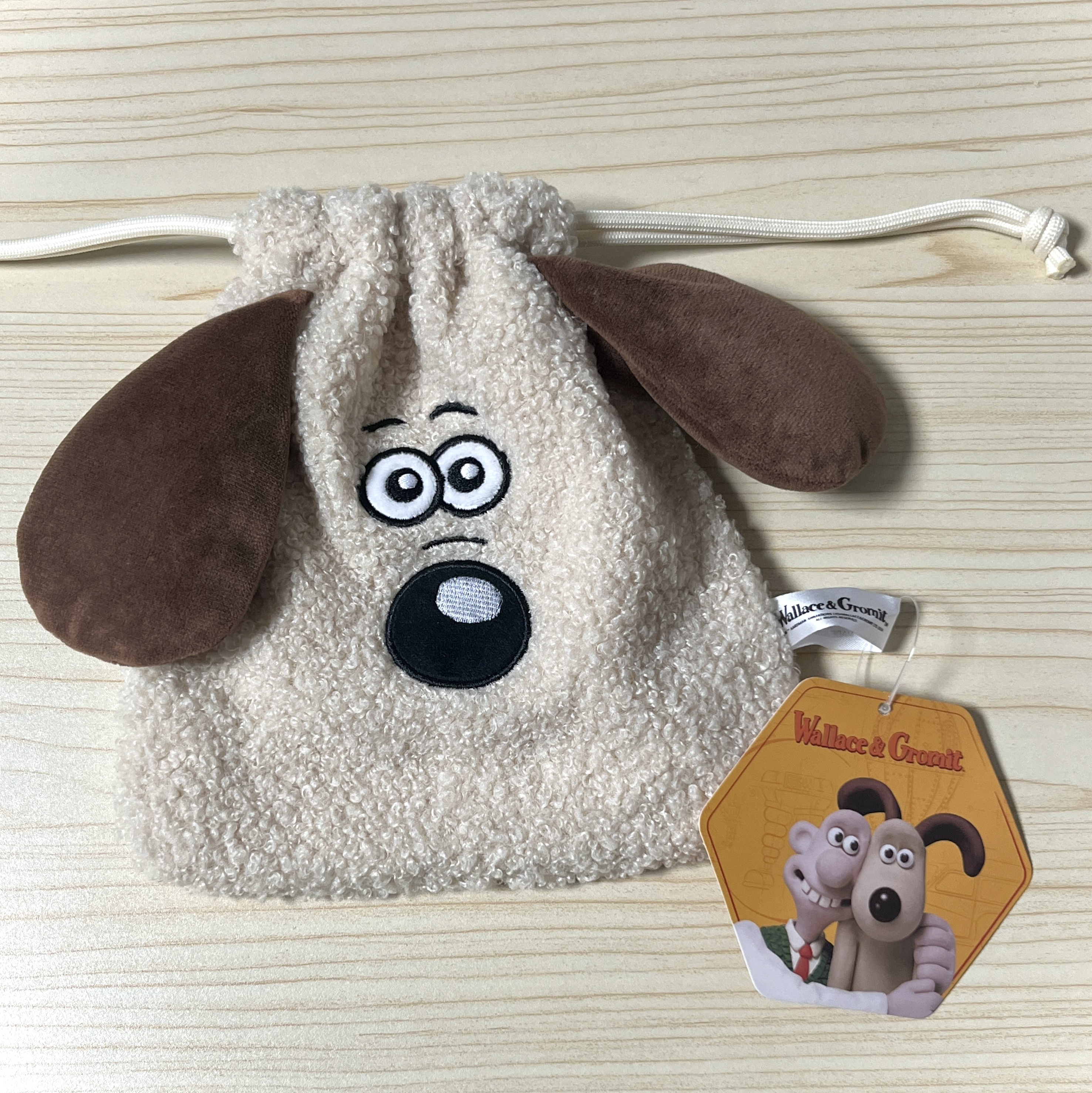 Dream C&C Wallace & Gromit Pouch Bag 20cm 착용 스타일 - 2