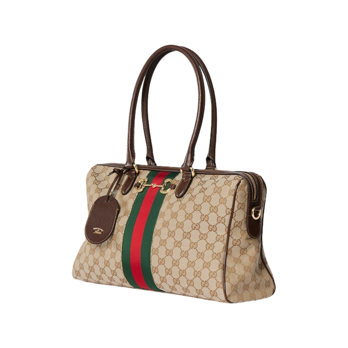 구찌 보르세토 라지 보스턴 백 샌드 브라운(Gucci Borsetto Large Boston Bag Sand Brown) - 1