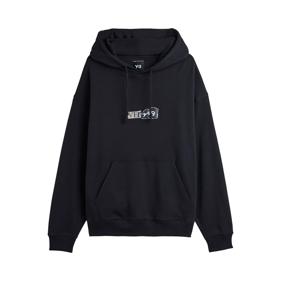 KR2208 Y-3 x Yohji Yamamoto Brushed Terry Gfx Hoodie Black