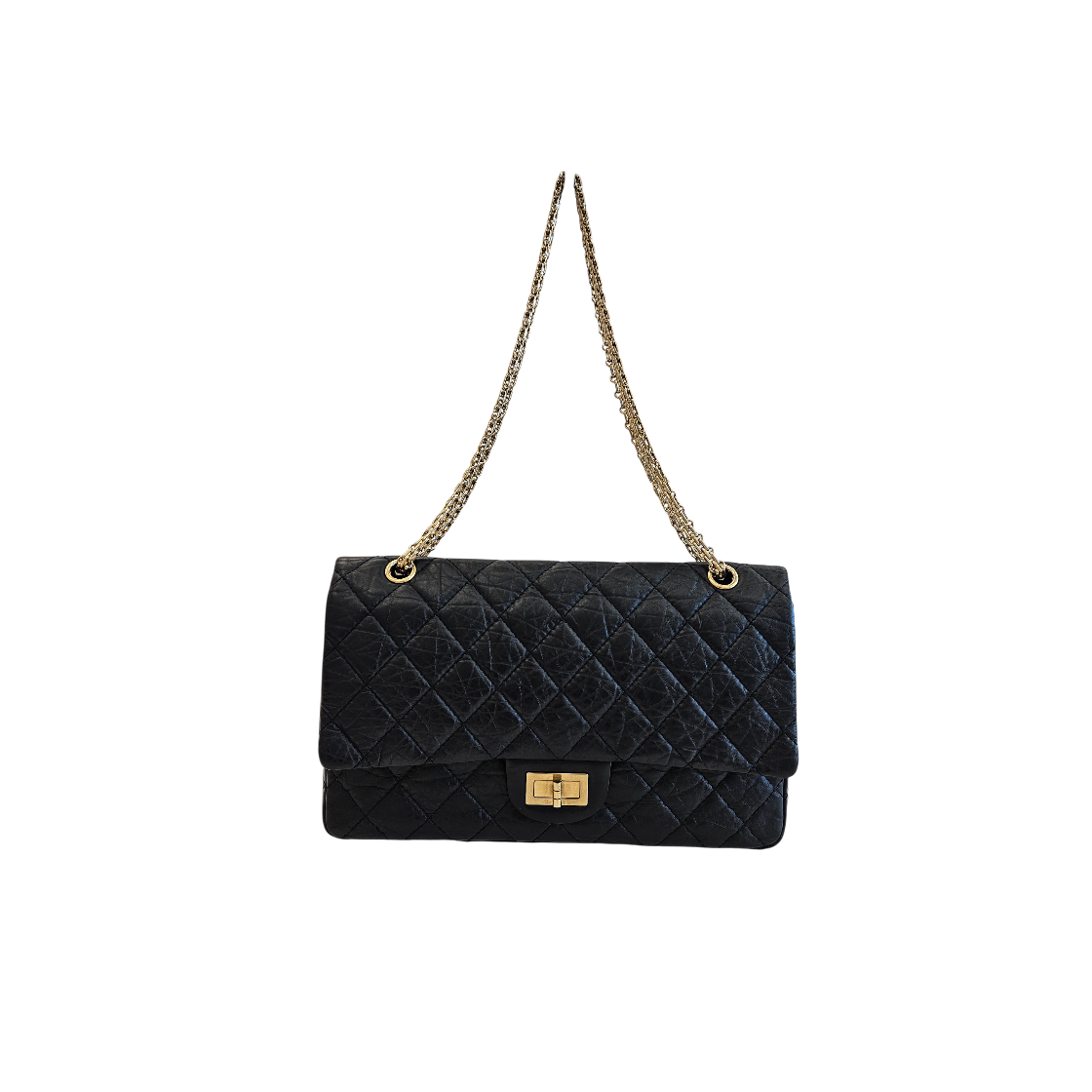 샤넬 2.55 라지 금장 체인 숄더백(Chanel 2.55 Large Gold Chain Shoulder Bag) - 1