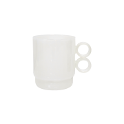 Haulshome Newtage Glass BB Mug White